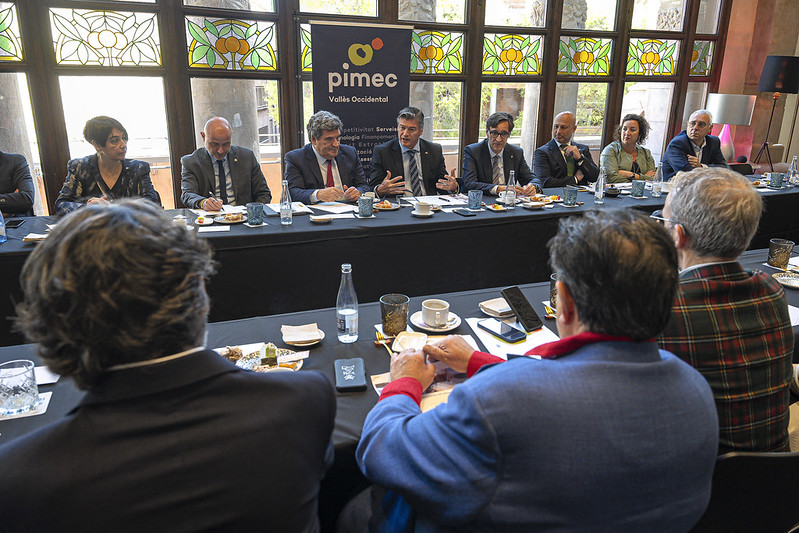 Trobada amb el ministre d’Inclusió, Seguretat Social i Migracions, José Luís Escrivá